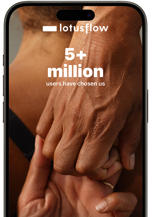 LotusFlow iPhone mockup